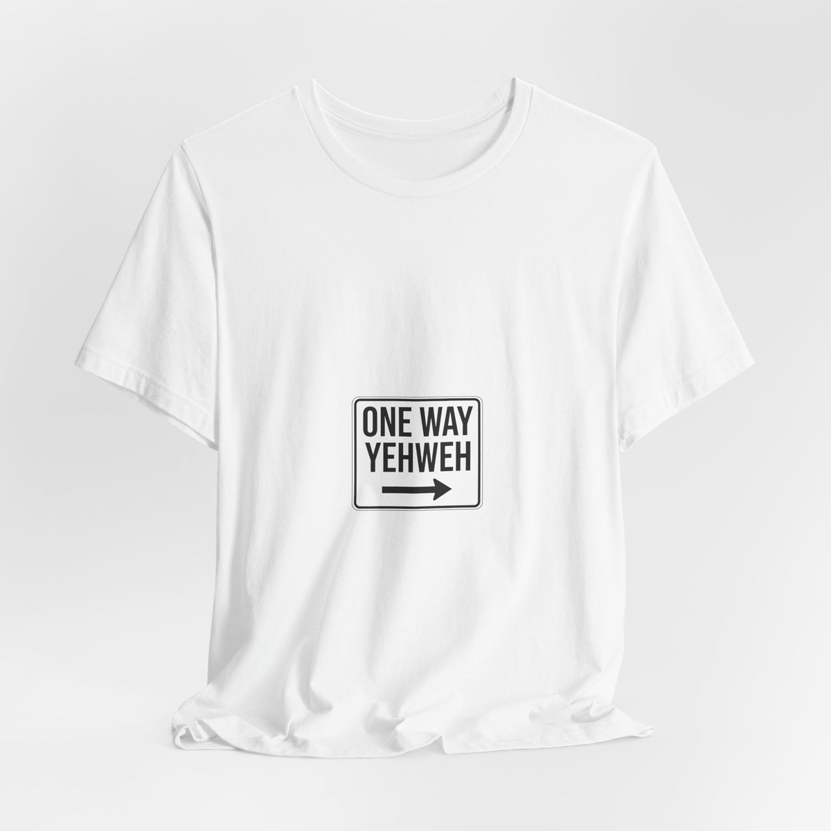 One Way Yehweh Arrow T-Shirt | Christian Faith Tee
